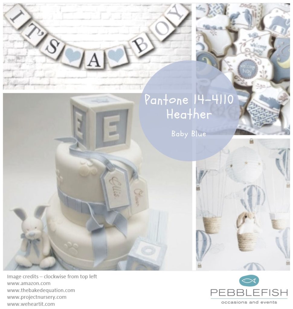 Picture montage for pantone colour Heather